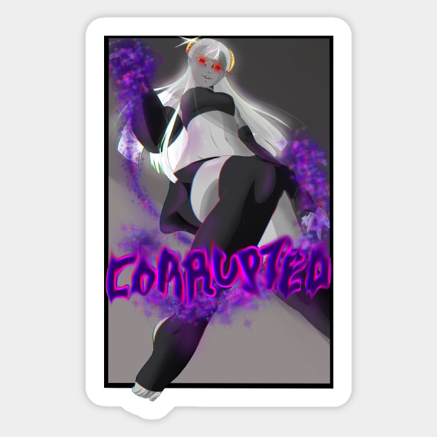 Corrupted ingrid Sticker by hinomotoani